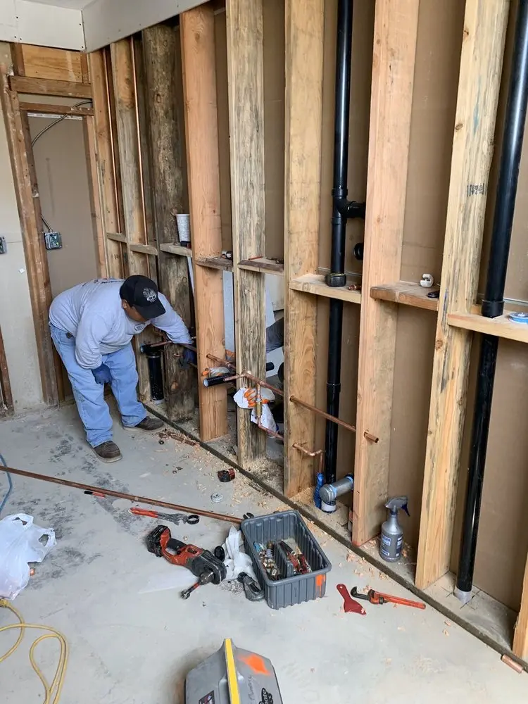 Commercial rough-in plumbing for Gas Line Repair in Dania